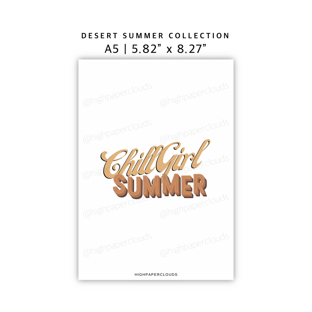 A5 - Chill Girl Summer