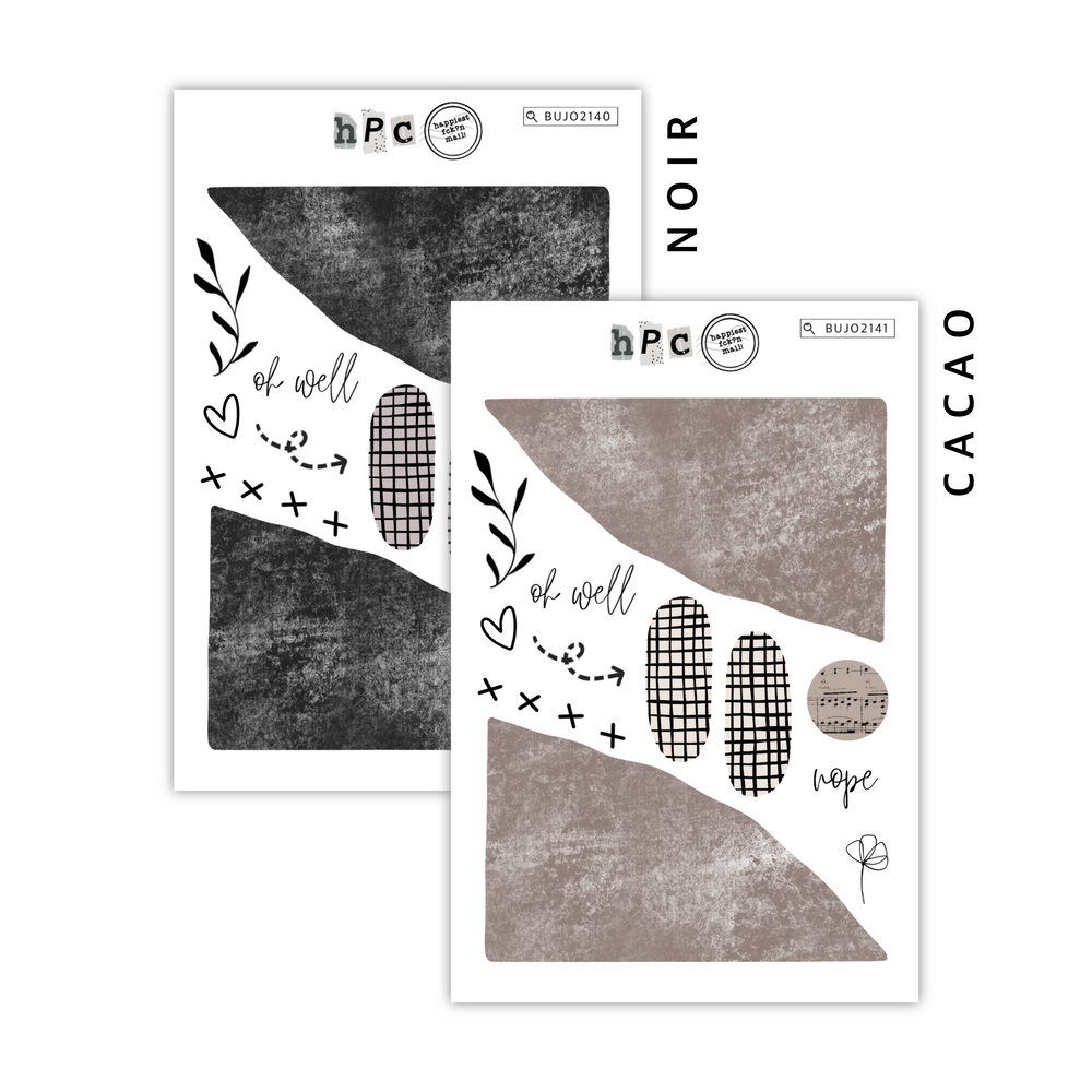 Oh Well Paper Scraps BUJO Deco Sheet